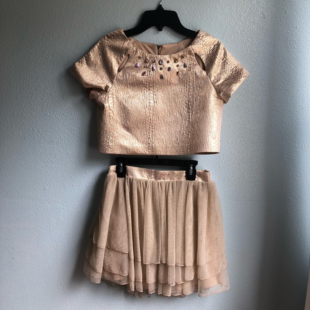 Gold two piece
